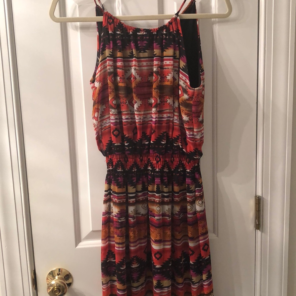 Patterned maxi dress